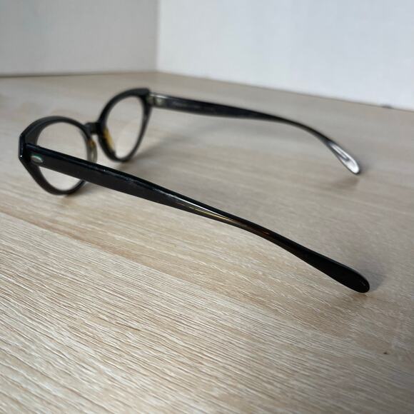 Bausch & Lomb 5 1/2 Eyeglasses Frame Women's Black Full Rim Cat Eye B&L 46-18 - Picture 8 of 11